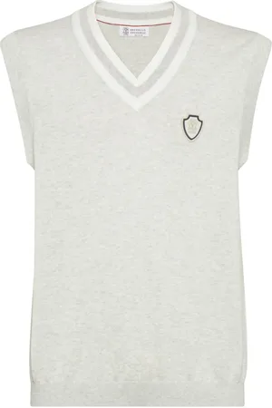 Brunello Cucinelli Camiseta de tirantes con cuello redondo