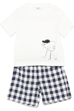 Il gufo Set con bermudas y cuadros
