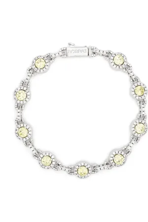 DARKAI Pulsera con detalles de cristal