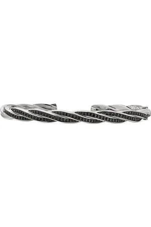 David Yurman Brazalete DY Helios de 6 mm en plata de ley