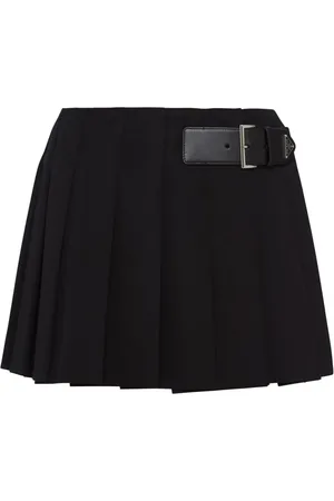 Prada Minifalda plisada