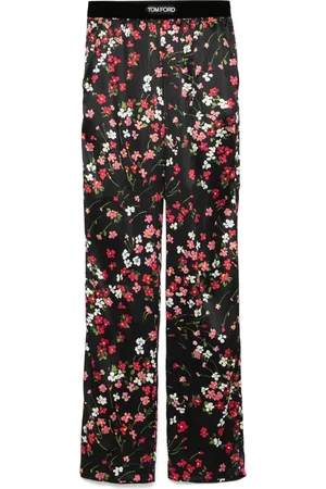 Tom Ford Pantalones con estampado floral