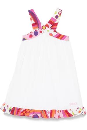 PUCCI Junior Vestido con estampado Fontane