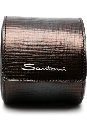 santoni Estuche para reloj con cierre de presión