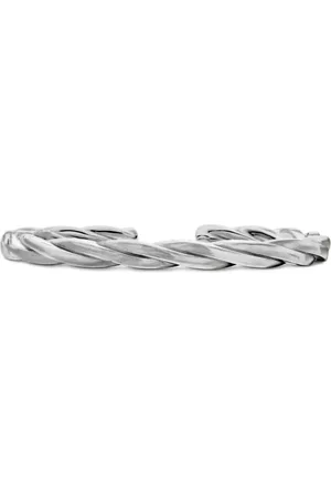 David Yurman Brazalete DY Helios de 6 mm en plata de ley