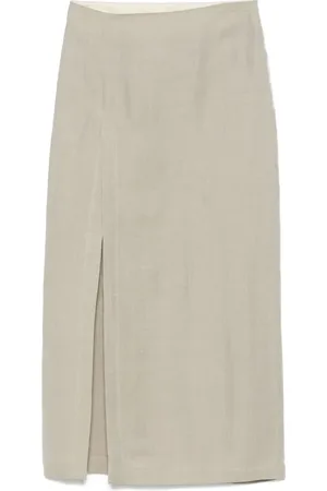ALYSI Falda midi con abertura lateral