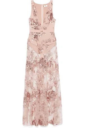 Elisabetta Franchi Vestido de fiesta con lentejuelas