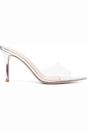 Gianvito Rossi Sandalias Elle con tira transparente y tacón de 85 mm