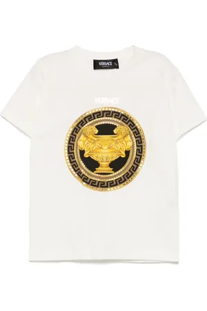 VERSACE Camiseta con logo estampado