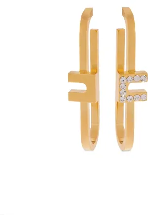 Elisabetta Franchi Pendientes con logo C