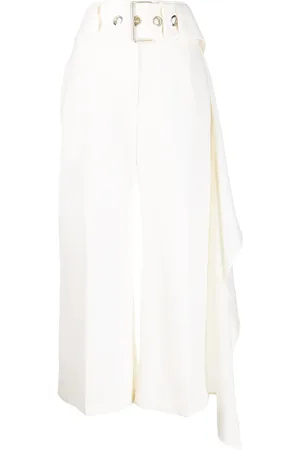 J.W.Anderson Pantalones capri con cinturón
