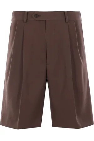 Auralee Shorts estilo gabardina