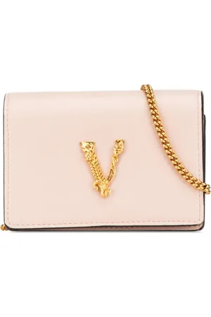 VERSACE Bandolera Virtus Chain mini de piel 2010-2024