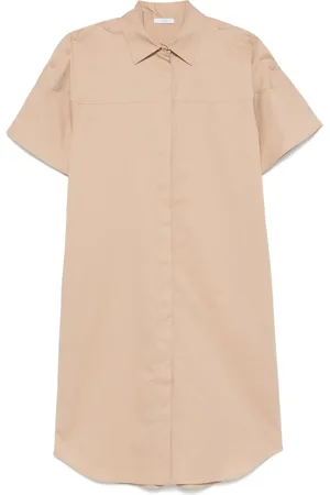 PESERICO SIGN Vestido midi estilo camisero