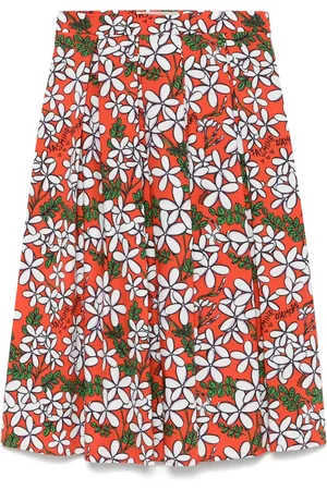 ALESSANDRO ENRIQUEZ Falda midi estampada