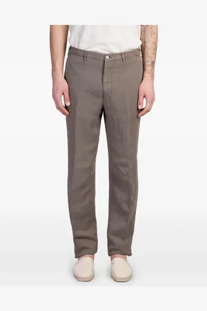 Biagio Santaniello Pantalones rectos con pinzas
