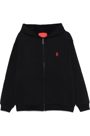 Vision Of Super Sudadera Red Flames con capucha