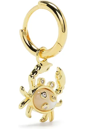 ESHVI Pendiente con charm de cangrejo