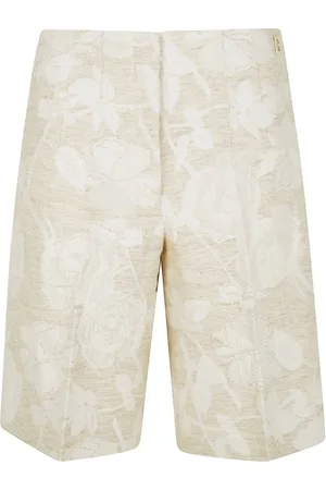 Blugirl Bermudas con motivo floral en jacquard