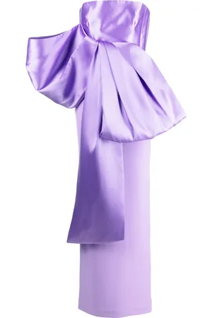 Solace Vestido de fiesta Maeve con lazo oversize