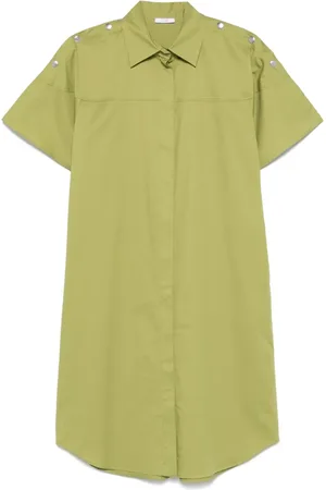 PESERICO SIGN Vestido midi estilo camisero
