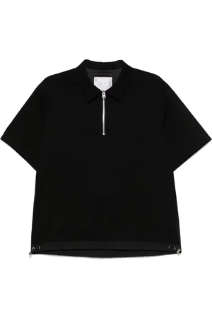 SACAI Polo con media cremallera
