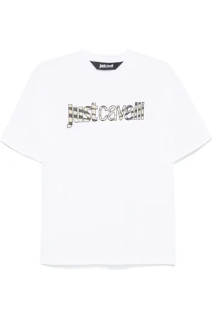 Roberto Cavalli Camiseta con logo estampado
