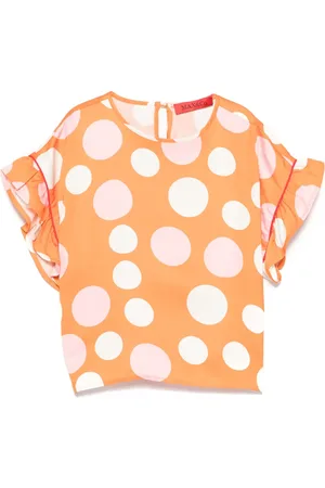 MAX&Co. Kids Blusa con motivo de lunares