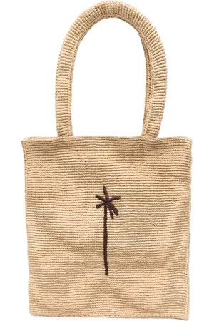 MANEBI Bolso shopper Plam de rafia