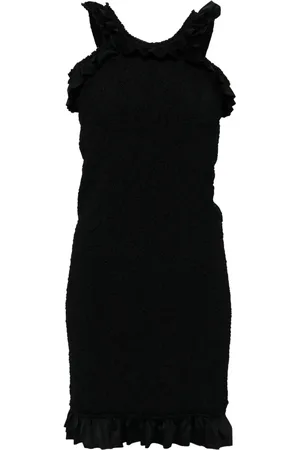 Alexander Wang Vestido corto con dobladillo de volantes