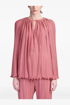 Lanvin Blusa plisada