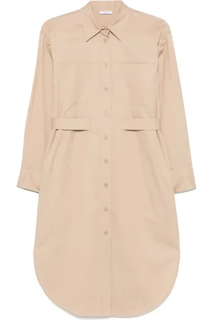 PESERICO SIGN Vestido midi estilo camisero