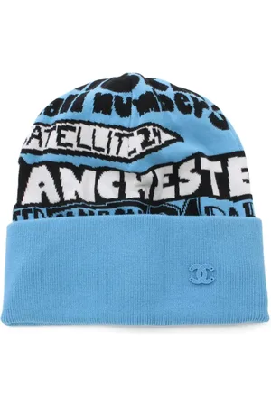 CHANEL Gorro de punto de intarsia 1986-1988