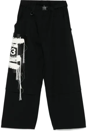 Y-3 Pantalones Sport Uniform Patch Black