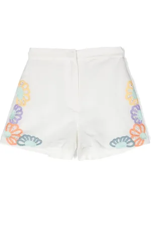 Stella McCartney Pantalones cortos con bordado floral