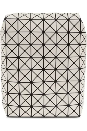 Issey Miyake Bolso de hombro con estampado geométrico