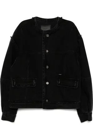 SONGZIO Chaqueta vaquera con cuello redondo