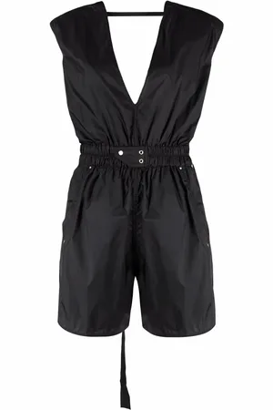 Rick Owens Mono corto con cuello en V