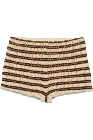 Nanushka Shorts de canalé