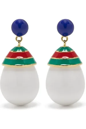 ESHVI Pendientes con detalle de rayas