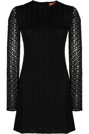 Missoni Vestido corto con tejido en zigzag