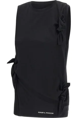 Elisabetta Franchi Top de algodón