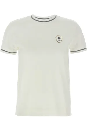 Brunello Cucinelli Camiseta con logo estampado