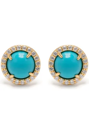 ESHVI Pendientes de aro con efecto forjado