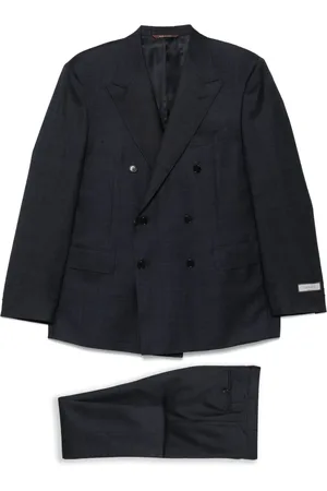 CANALI Traje de lana con doble botonadura