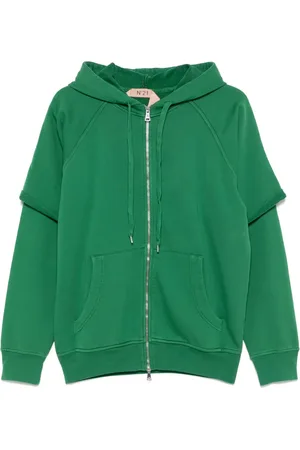 Nº21 Sudadera con capucha y diseño de capas