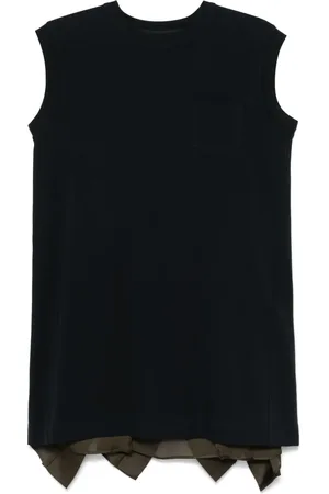 SACAI Vestido corto a paneles