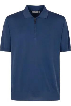 CANALI Polo con cuello con cremallera