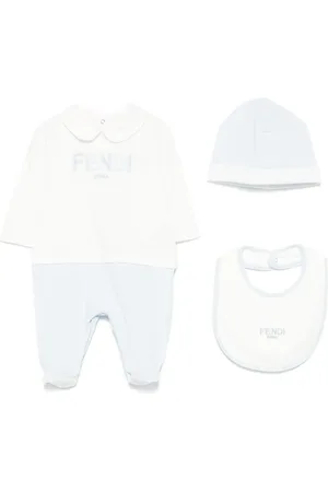 Fendi Pijama con logo bordado