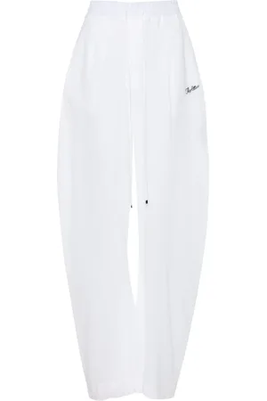 The Attico Pantalones con logo bordado